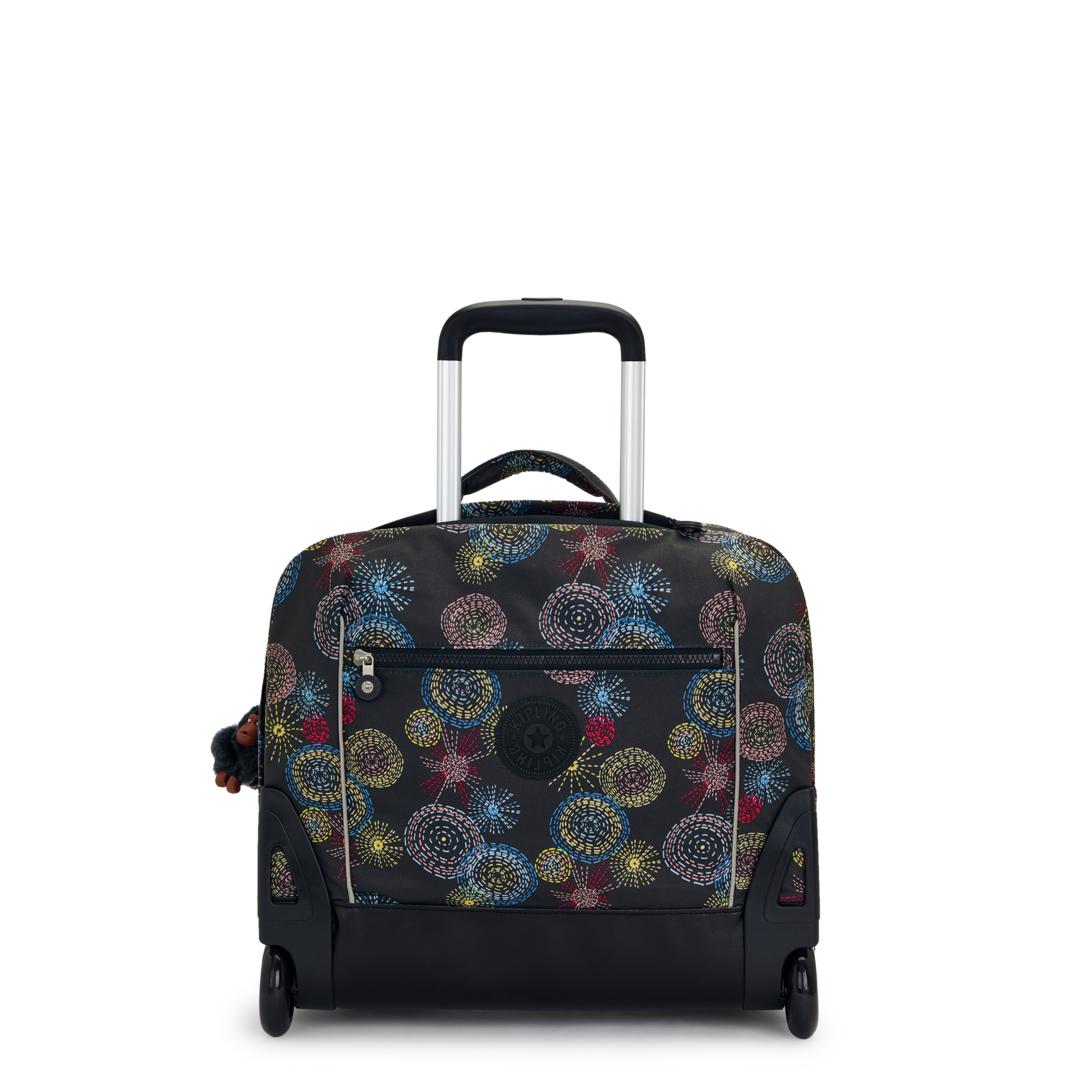 KIPLING GIORNO HOMEMADE STARS CARTABLE TROLLEY 2 ROULETTES