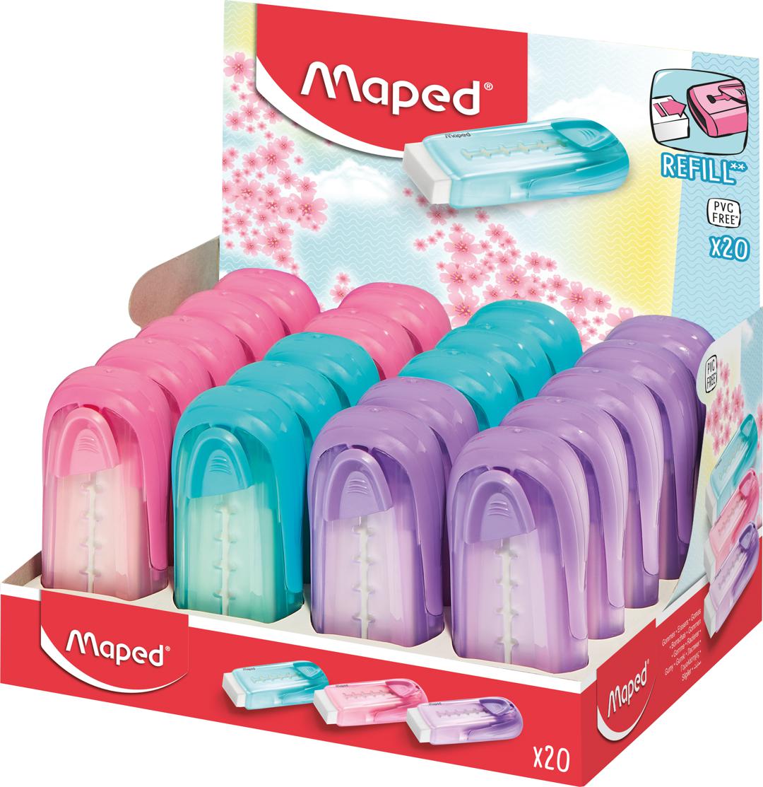 GOMME MAPED PASTEL RECHARGE ABLE - Le choix malin