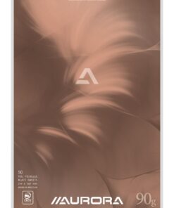 BLOC LETTRES MANO A4 50F UNI 90GR - AURORA