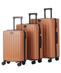 WALKER SET 3 VALISES COCONUT 35L W35 X H55 X D23CM - 2.75KG 60L W45 X H66 X D26CM - 3.75KG