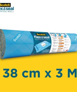 SCOTCH FLEX&SEAL 38CMX3M ROULEAU EXPEDITION 1.16M² DECOUPABLE SELON BESOIN PRATIQ