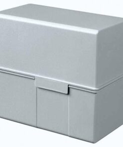 BOITE A FICHES HAN A6 GRIS PVC POUR FICHES 100X150MM 300-450 FICHES