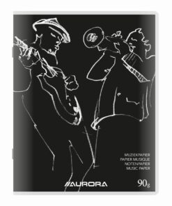 CAHIER DE MUSIQUE 1L + PORTEE EXTRA BLANC 80GR RECTO LIGNE VERSO PORTEE MUSIC