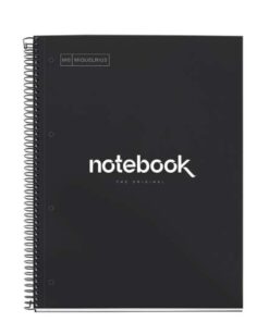 NOTEBOOK A4 90G NOIR 80F EMOTION