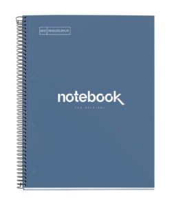NOTEBOOK A4 90G BLEU MARINE 80 EMOTION