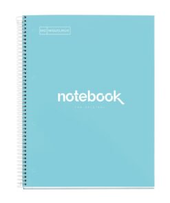 NOTEBOOK A4 90G BLEU CIEL 80F EMOTION