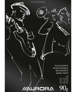 BLOC DE MUSIQUE 21X29 50F 90GR