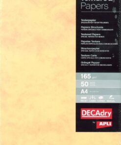 PAPIER MARBRE OR 165G 50F