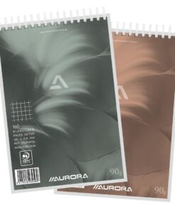 CARNET SPIRALE MANO 14.8X21CM Q5-AURORA-SPIRALE DESSUS HAUTE A5