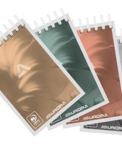 CARNET SPIRALE MANO 105X74MM Q5 AURORA A7 - SPIRALE DESSUS