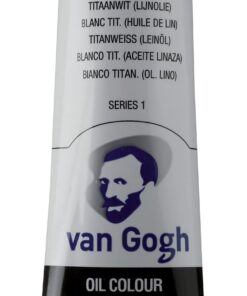 COUL A L'HUILE 40ML BLANC TITANE HUILE LIN - VAN GOGH - COULEUR A L'HUILE