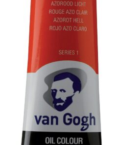 COUL A L'HUILE 40ML ROUGE AZO CLAIR - VAN GOGH - COULEUR A L'HUILE