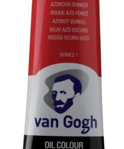 COUL A L'HUILE 40ML ROUGE AZO FONCE - VAN GOGH - COULEUR A L'HUILE