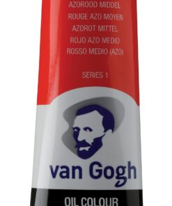 COUL A L'HUILE 40ML ROUGE AZO MOYEN - VAN GOGH - COULEUR A L'HUILE