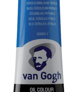 COUL A L'HUILE 40ML BLEU CERULEUM (PHTALO) - VAN GOGH - COULEUR A L'HUILE