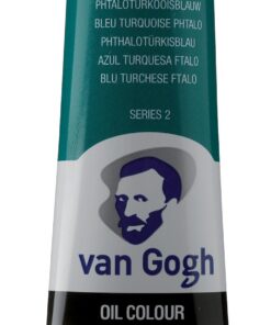 COUL A L'HUILE 40ML BLEU TURQUOISE PHTALO - VAN GOGH - COULEUR A L'HUILE