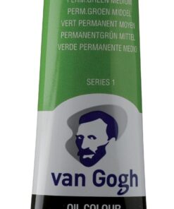 COUL A L'HUILE 40ML VERT PERMANENT MOYEN - VAN GOGH - COULEUR A L'HUILE