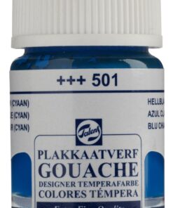 GOUACHE POT 16ML BLEU CYAN 501 - TALENS