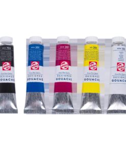 TALENS SET 5 X 20ML TUBES GOUACHE EXTRA FINE MIXING