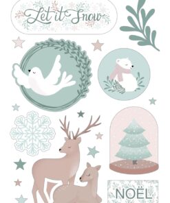 ARTEMIO 3 FEUILLES CHIPBOARD LET IT SNOW