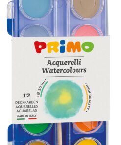 AQUARELLE PRIMO - 12 PASTILLES 30MM  + PINCEAU