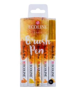 ECOLINE BRUSHPEN SET 5 TERRE TALENS