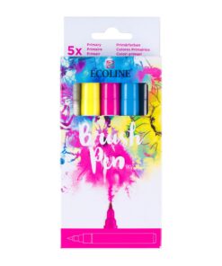 ECOLINE BRUSHPEN 5X PRIMAIRE CB - TALENS