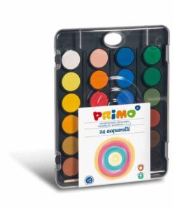 AQUARELLES PRIMO 24 PASTILLES 30MM + PINCEAU