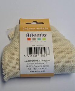 RUBAN TOILE 10CM X 1M CREME