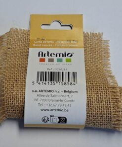 RUBAN TOILE 10CM X 1M NATUREL