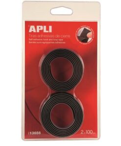 VELCRO BANDE NOIRE 2X100CM APLI