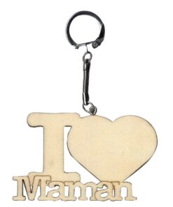 PORTE CLEFS J'AIME MAMAN