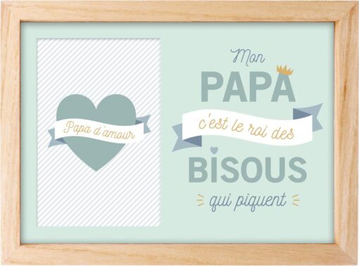 ARTEMIO CADRE "MON PAPA" PASSE PARTOUT PAPA 27X20CM