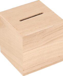 ARTEMIO SET 6 TIRELIRES BOIS 6*6*6CM
