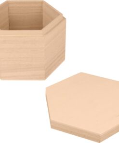ARTEMIO SET 3 BOITES HEXAG BOIS