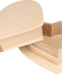 ARTEMIO BOITE COEUR BOIS 19*18.5*5CM