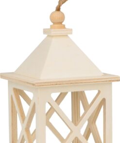 ARTEMIO MINI LANTERNE BOIS 7*7*12.5CM