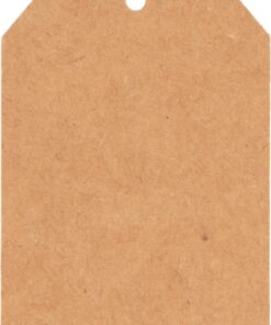 ARTEMIO 50 ETIQUETTES KRAFT 60X40MM