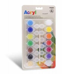 PRIMO 14X4.5ML GOUACHE ACRYL GOUACHE ACRYLIQUE+PINCEAU