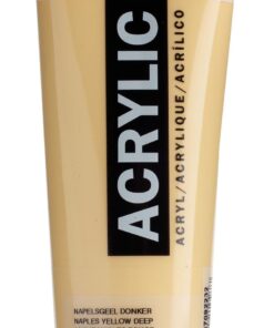 AAC 120ML JAUNE NAPLES FONCE - ACRYLIQUE AMSTERDAM - GOUACHE