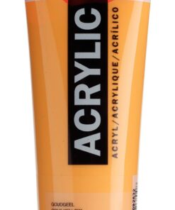 AAC 120ML JAUNE D'OR - ACRYLIQUE AMSTERDAM - GOUACHE