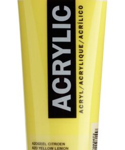 AAC 120ML JAUNE AZO CITRON - ACRYLIQUE AMSTERDAM - GOUACHE