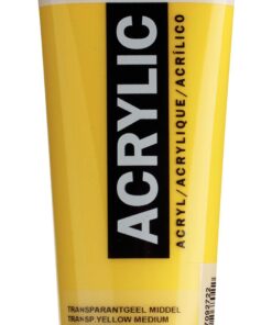 AAC 120ML  JAUNE TRANSP MOYEN - ACRYLIQUE AMSTERDAM - GOUACHE