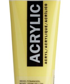 AAC 120ML JAUNE TITIANE NICKEL - ACRYLIQUE AMSTERDAM - GOUACHE