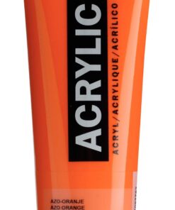 AAC 120ML ORANGE AZO - ACRYLIQUE AMSTERDAM - GOUACHE