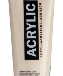 AAC 120ML BUFF TITANE CLAIR - ACRYLIQUE AMSTERDAM - GOUACHE