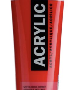 AAC 120ML ROUGE NAPHTOL FONCE - ACRYLIQUE AMSTERDAM - GOUACHE