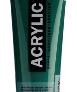 AAC 120ML VERT PERMA FONCE - ACRYLIQUE AMSTERDAM - GOUACHE