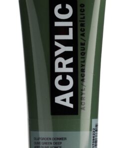 AAC 120ML VERT OLIVE FONCE - ACRYLIQUE AMSTERDAM - GOUACHE