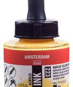 ENCRE ACRYL JAUNE DE NAPLES FO 30ML AMSTERDAM ACRYLIQUE  JAUNE DE NAPLES FONCE